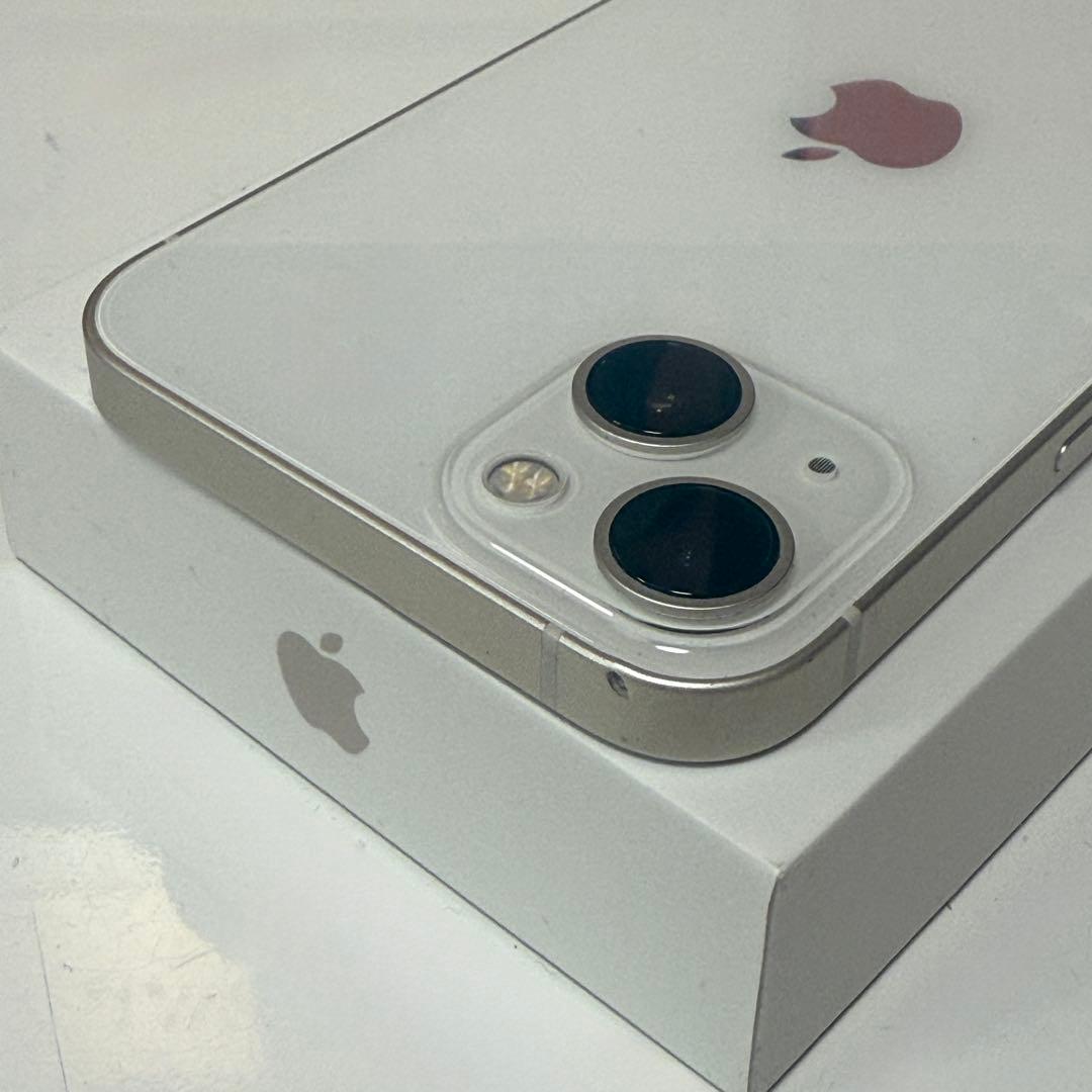 Apple iPhone13 本体 128GB スターライト 初期化済 77%