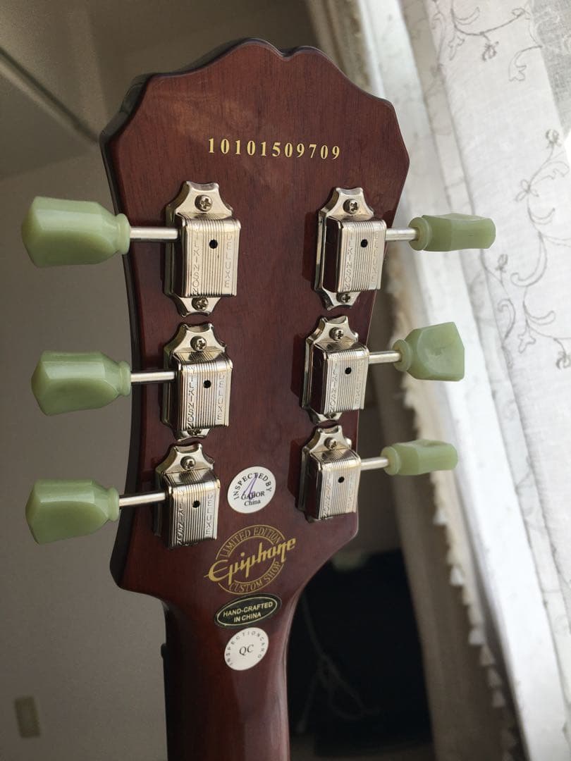 【美品】　Epiphone エピフォン tak DC Gold TOP