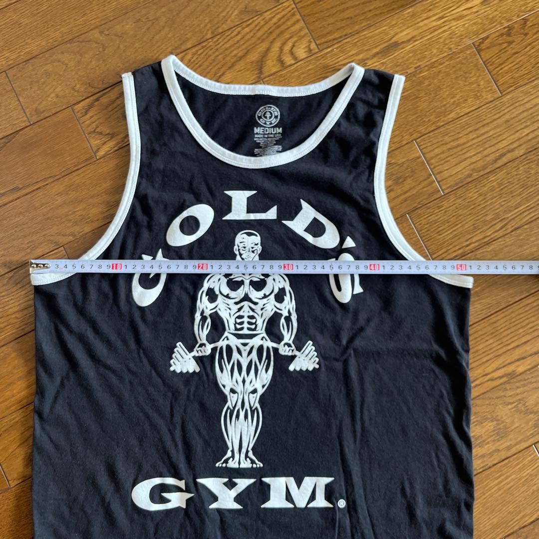ゴールドジム　リンガータンクトップ　gold's gym M ボディビル