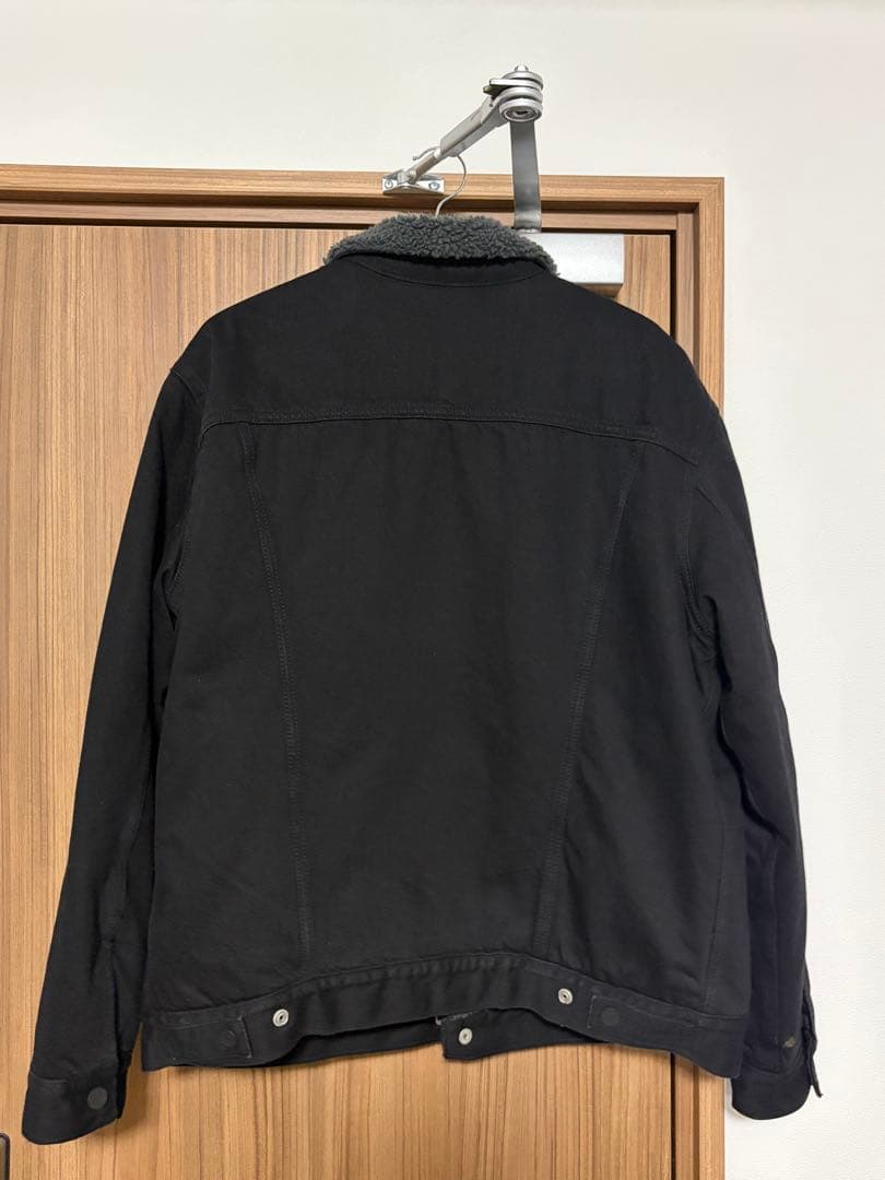 リーバイス 裏ボア シェルパトラッカージャケット ブラック Lサイズ