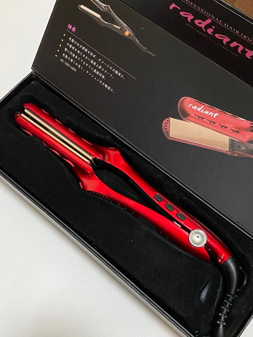 ラディアント radiant プロフェッショナルヘアアイロン　28mm