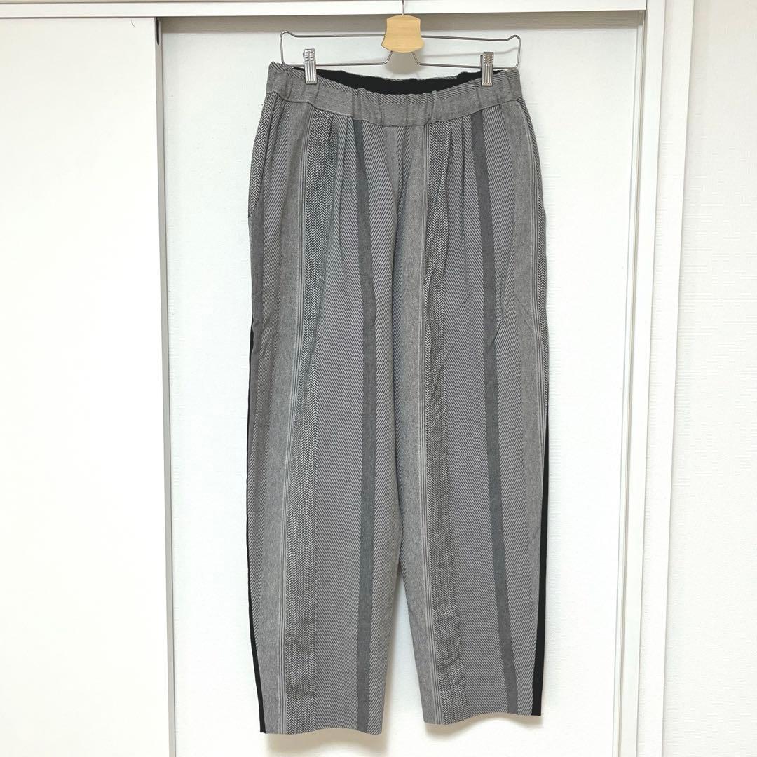 sneeuw / スニュウ ミックスストライプ JQパンツ