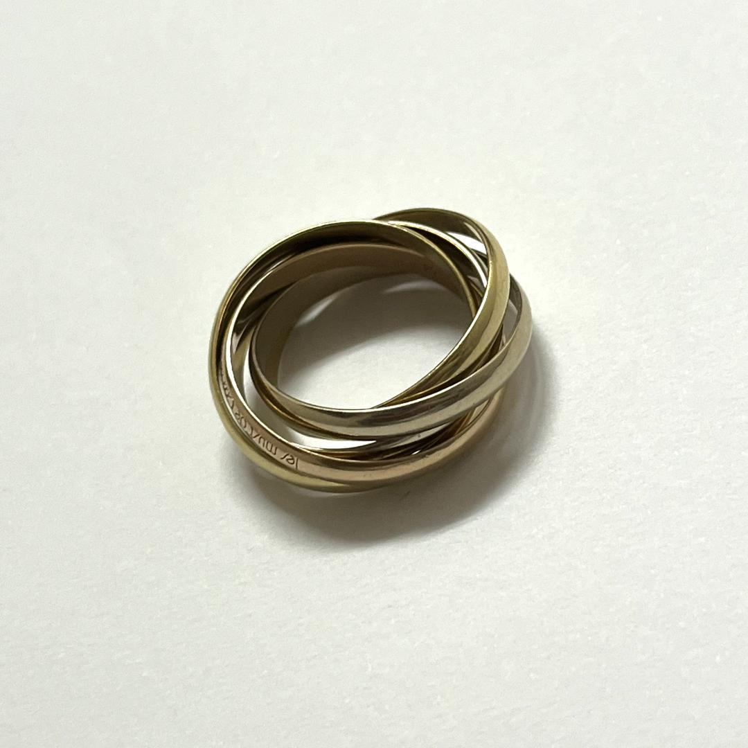 【PNさま専用】5連トリニティリング カルティエ Cartier 指輪 750