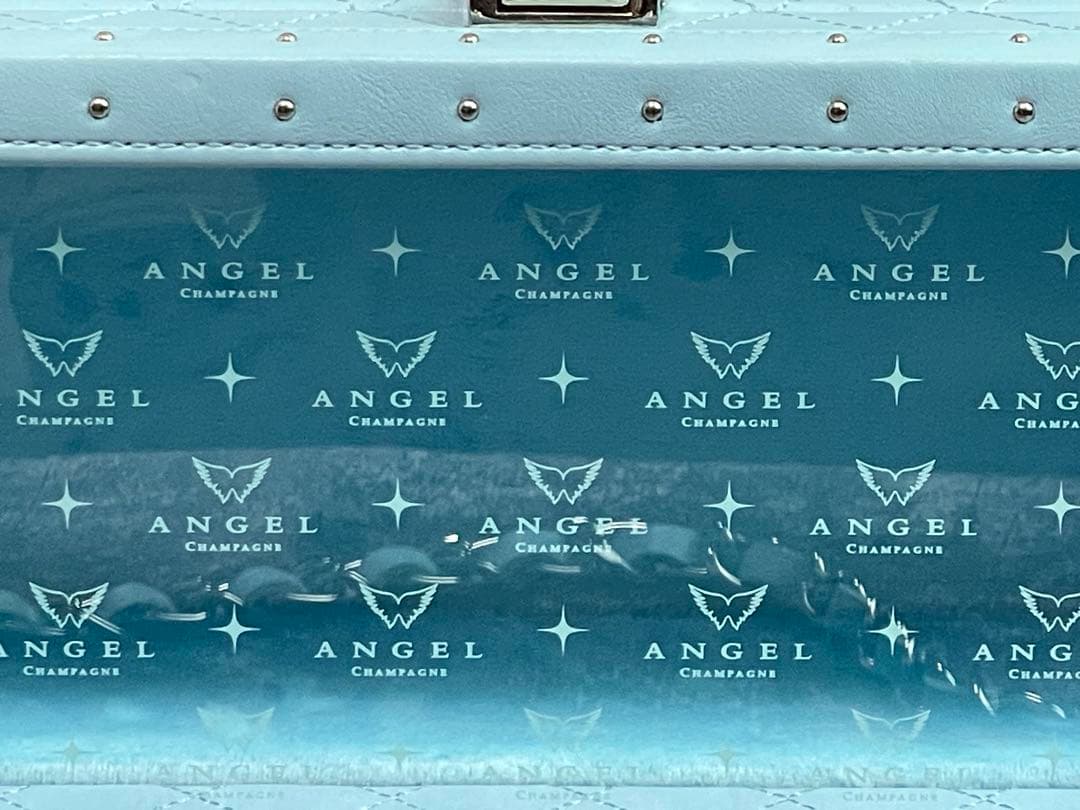 エンジェル　シャンパン　ドゥミセック　ブルー　青　空箱　2個セット