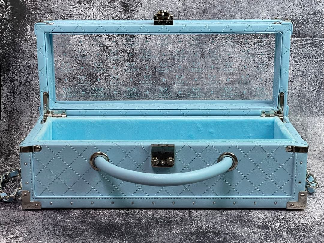 エンジェル　シャンパン　ドゥミセック　ブルー　青　空箱　2個セット