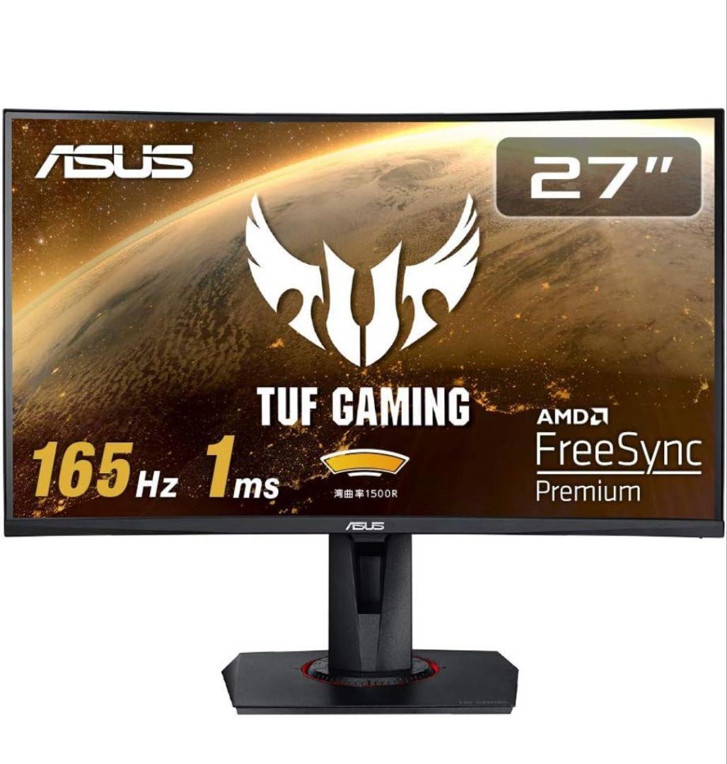 ASUS TUF Gaming ゲーミングモニター VG27VQ 27インチ