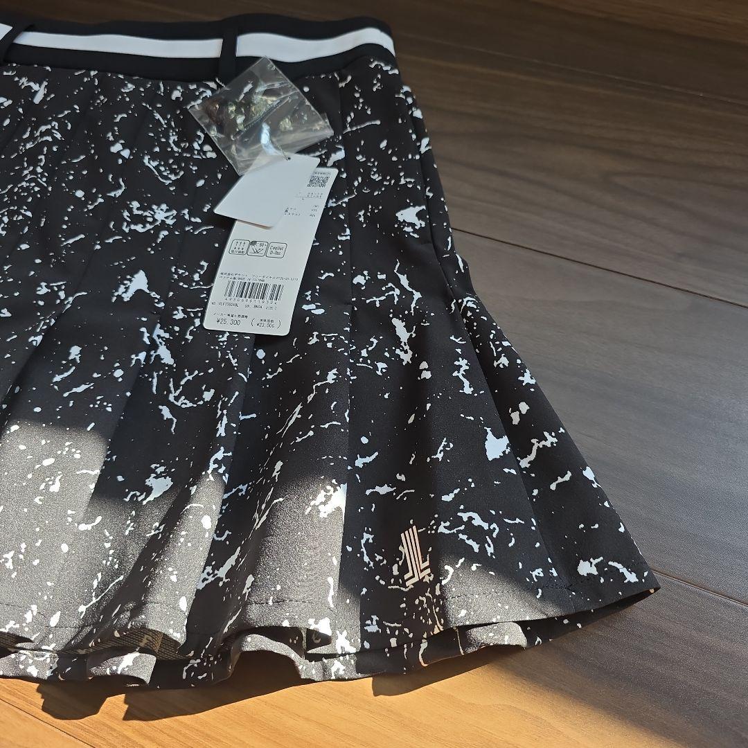 ランバンスポール　スプラッタープリント フレアスカート Lサイズ