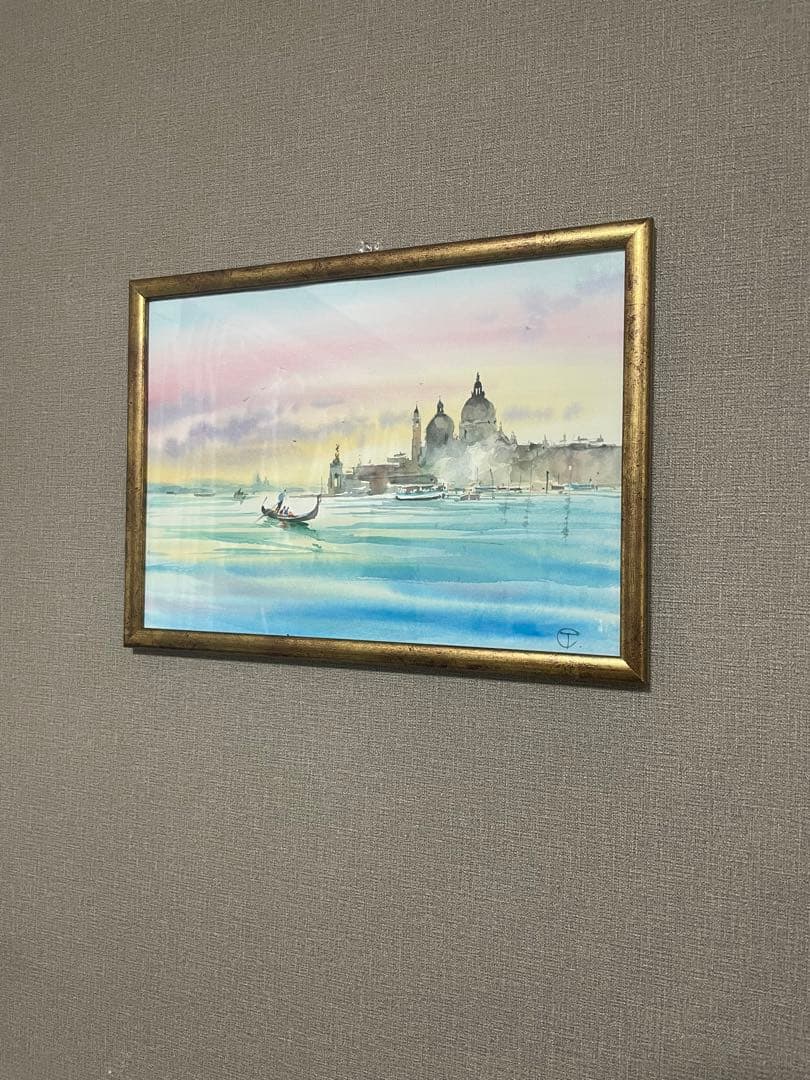 「ベネツィアの海に浮かぶゴンドラ」イタリア現地特別限定品