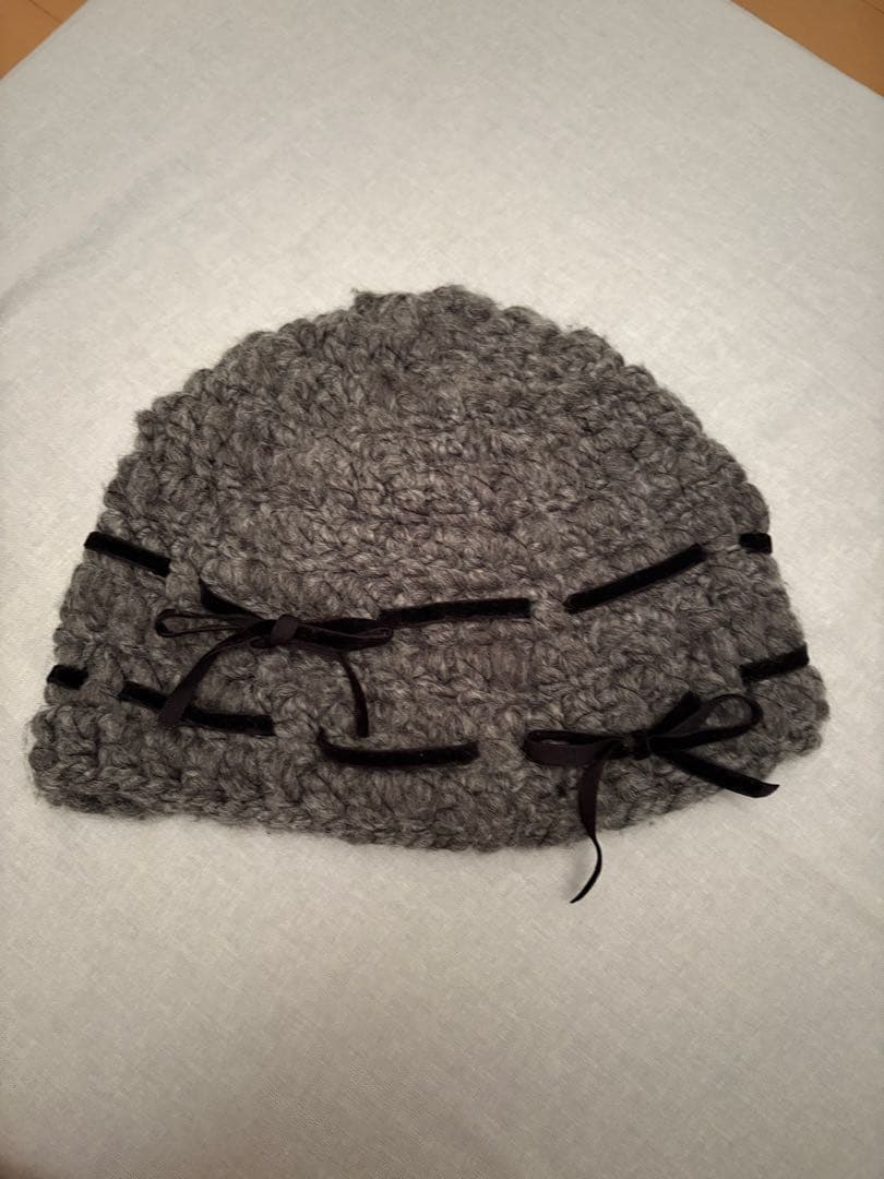 帽子 CROCHEANT Short Ribbon Beanie