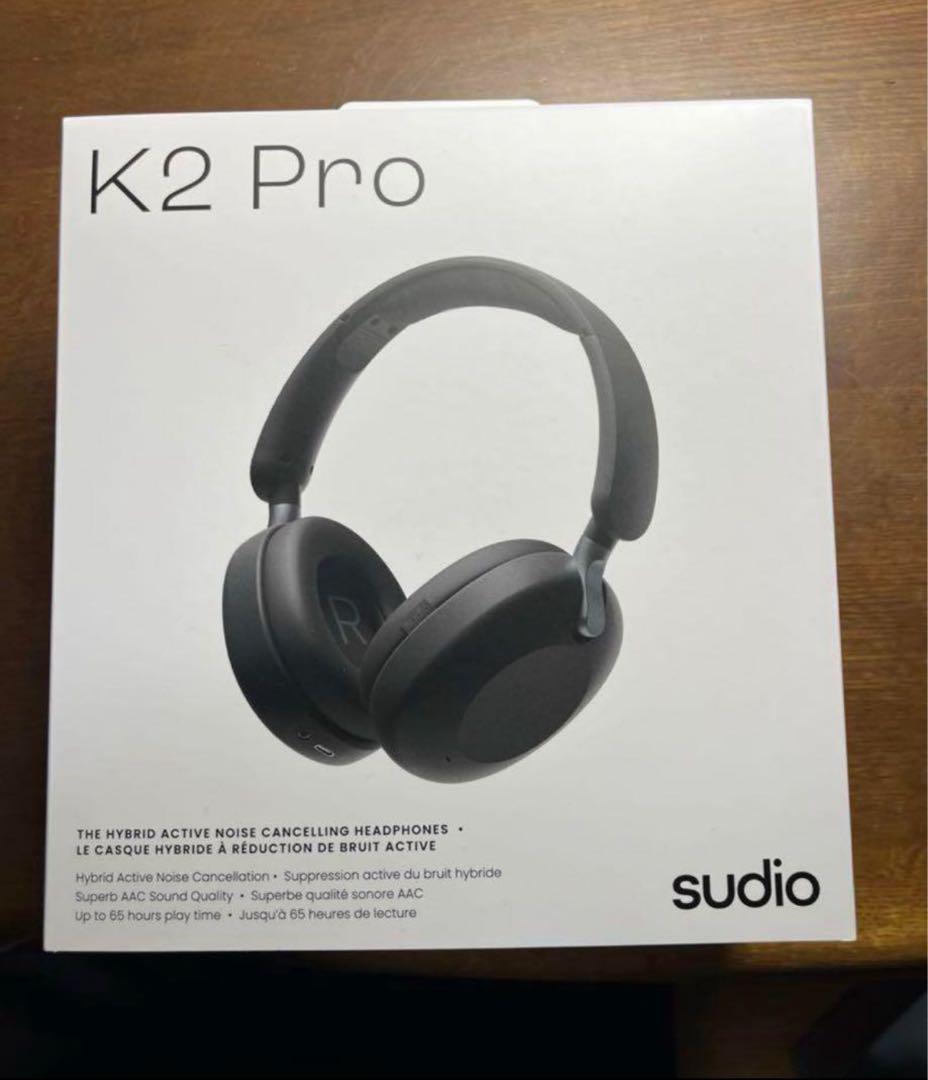 Sudio k2 pro ワイヤレスヘッドホン ブラック