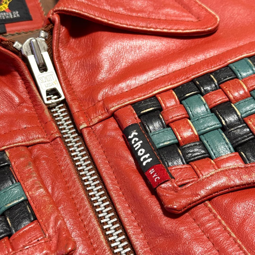 Schott 菅田将暉着用 ピッピージャケット シングル ライダース