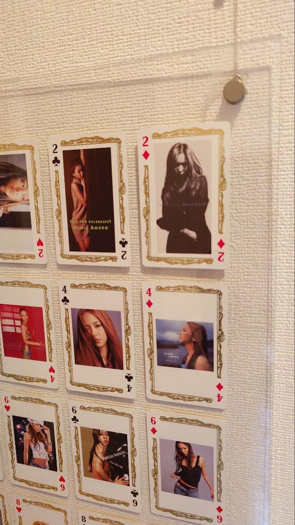 安室奈美恵トランプ・無印アクリルパネル付