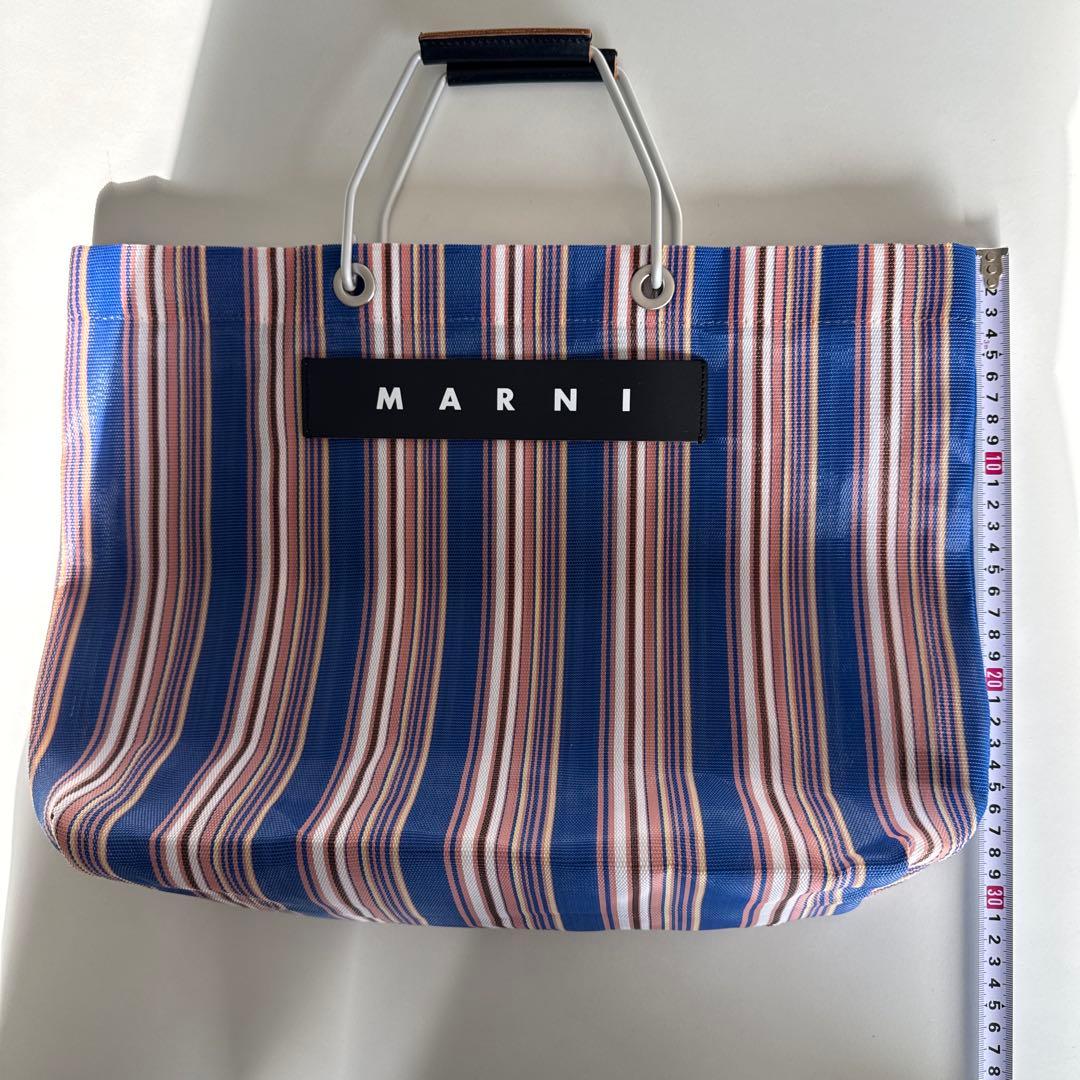 MARNI ストライプ トートバッグ