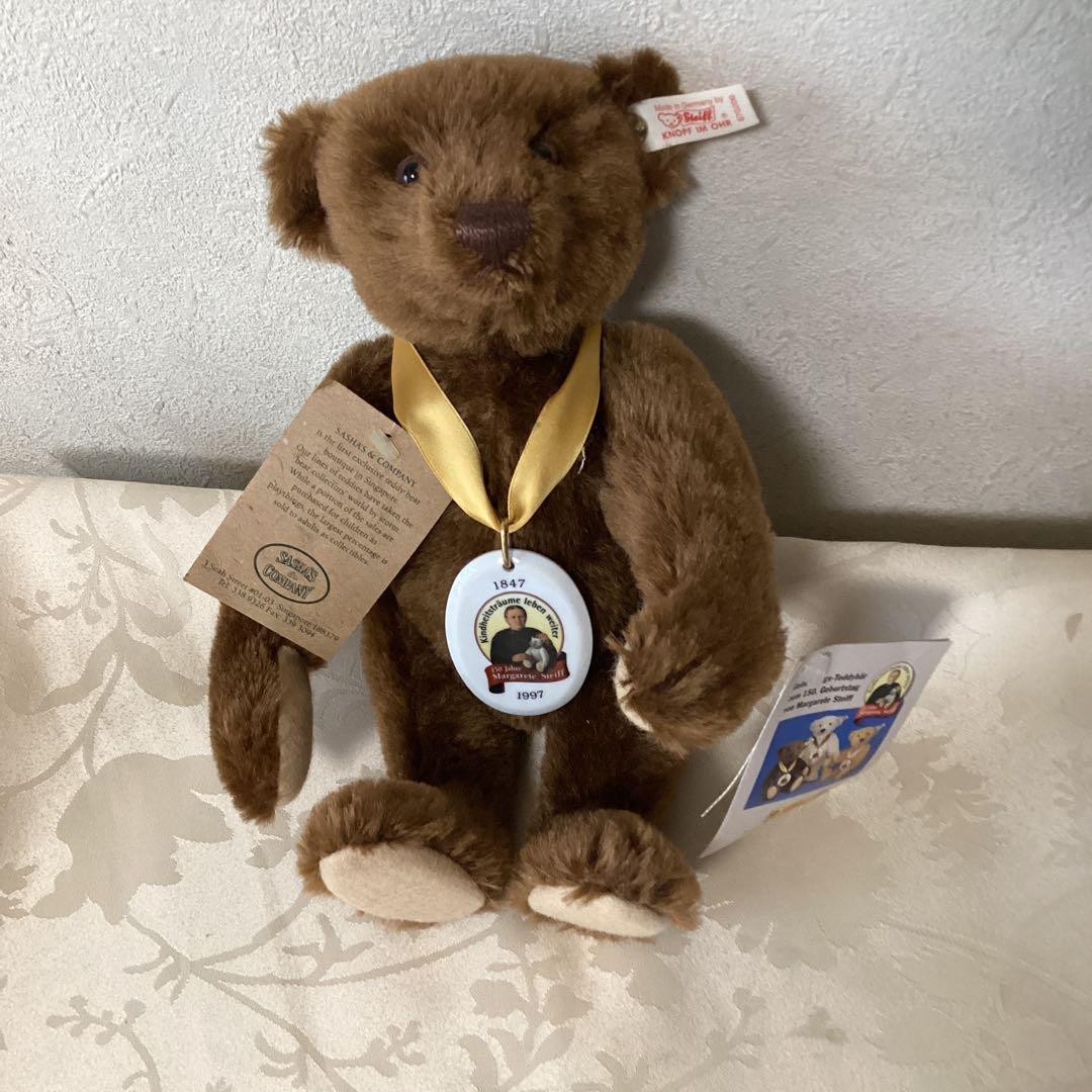 テディベア《シュタイフ》E A NコードNO 670206 ブラウン★ 《即決》