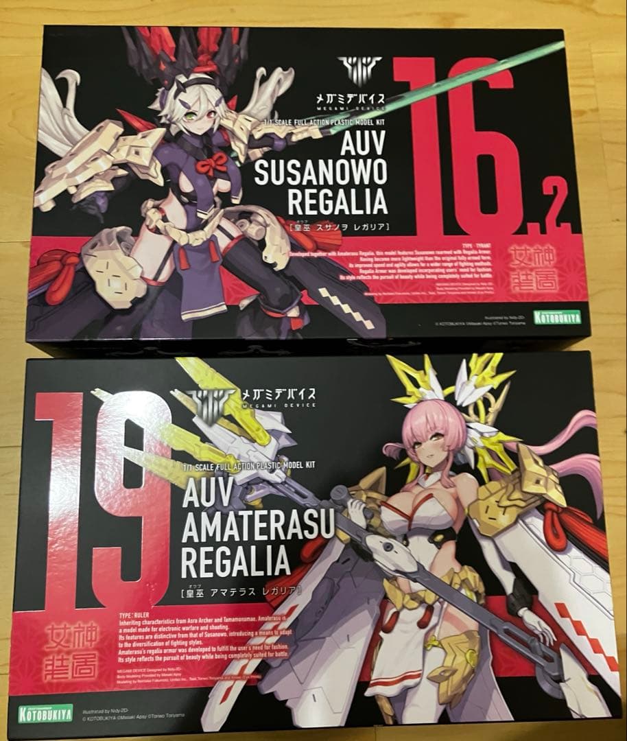 コトブキヤ　皇巫　スサノヲ　アマテラス　レガリア