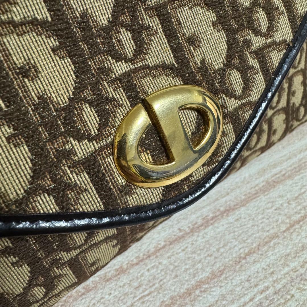 極美品 Dior ディオール トロッター チェーン ショルダーバッグ