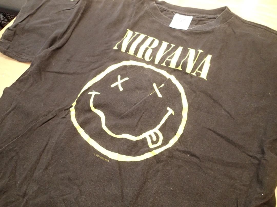 １９９３年頃購入nirvanaニルヴァーナTシャツ・サイズL