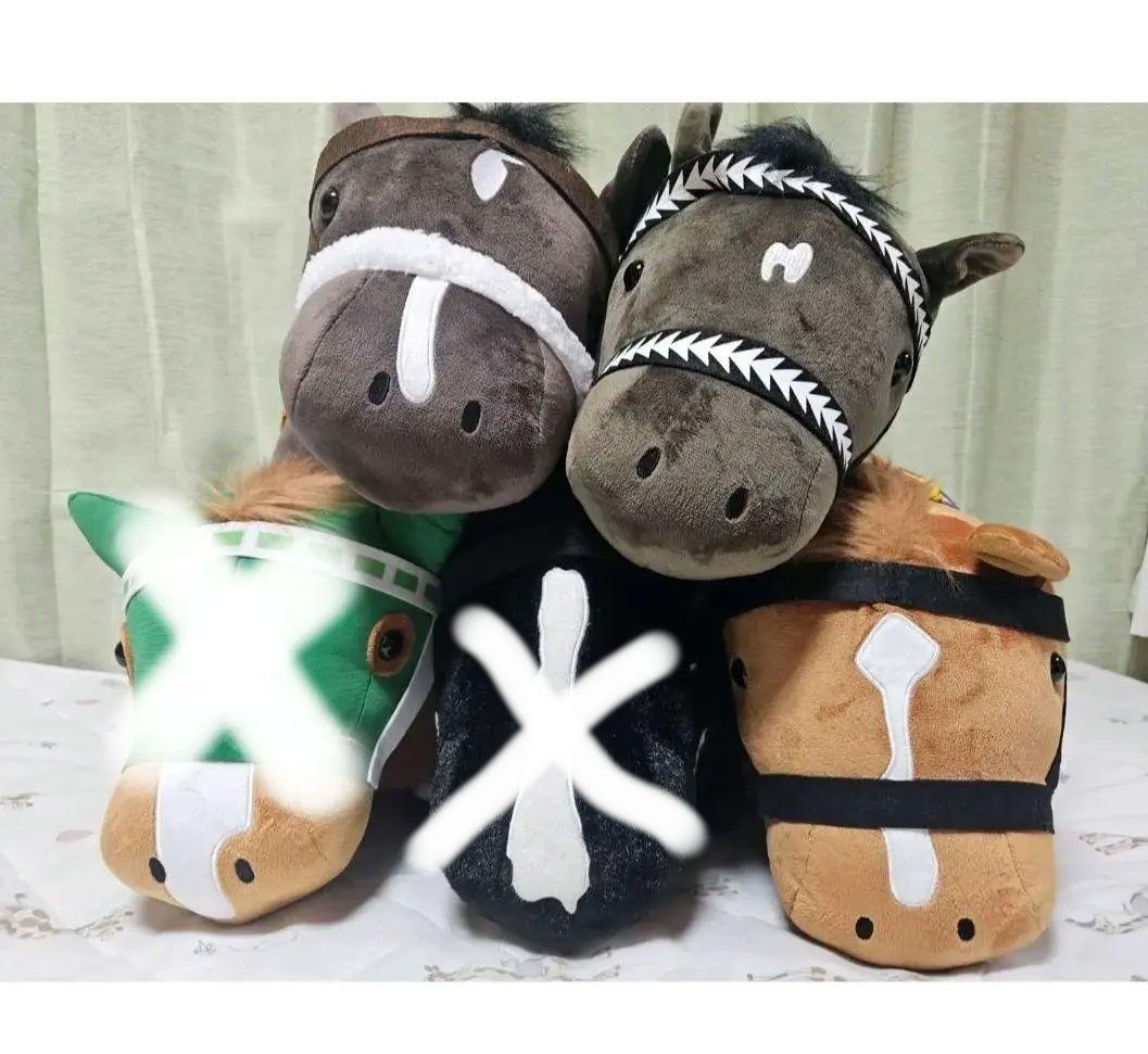 競走馬ぬいぐるみディープインパクト 他　全４頭