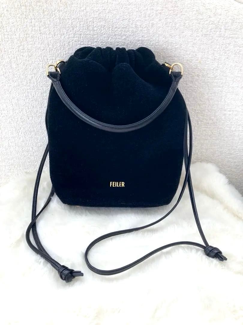 フェイラー　巾着　ショルダーバッグ