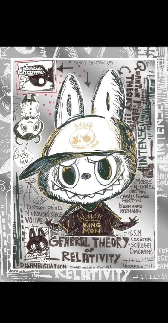 Topps Chrome 10周年記念ボックス　ラブブ 5BOX 新品未開封