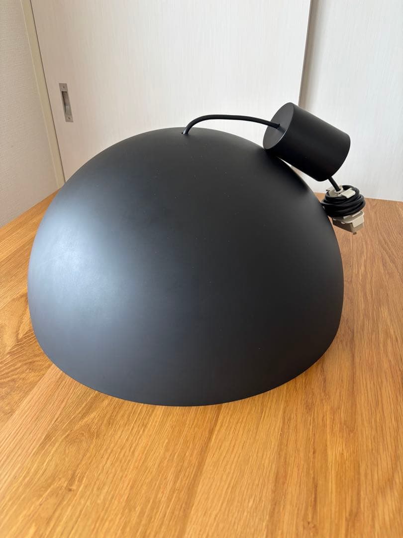 無印良品 ペンダントライト半球（ブラック）