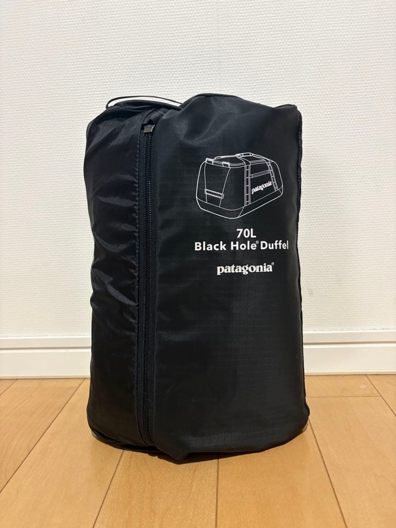 patagonia ブラックホールダッフル70L 黒
