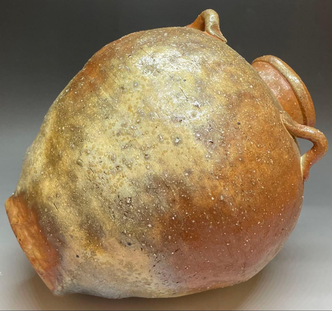 信楽焼　四耳壺　在銘　作家作品　b6115