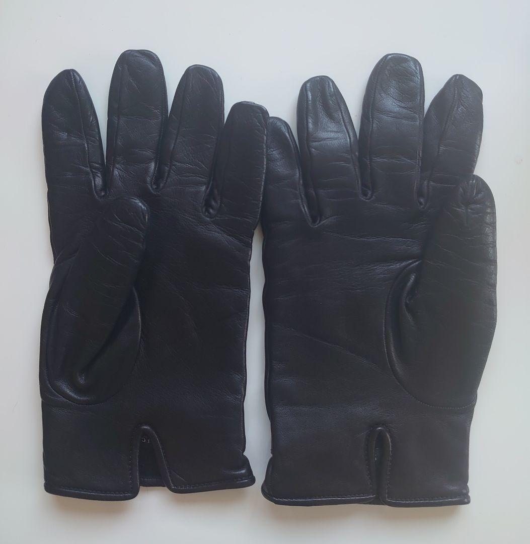 【最終価格】GUCCI メンズ イタリア製 レザー手袋 サイズ9