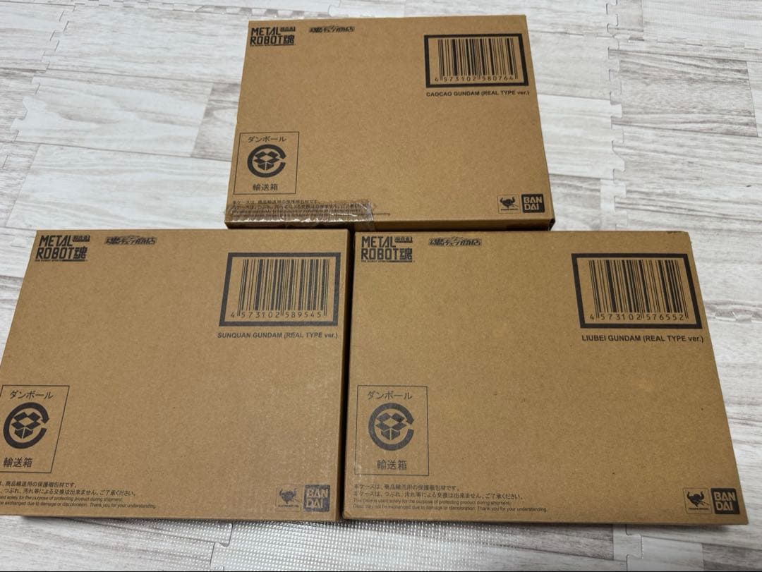 L ROBOT魂リアルタイプ　BB戦士三国伝　風雲豪傑編　3体セット