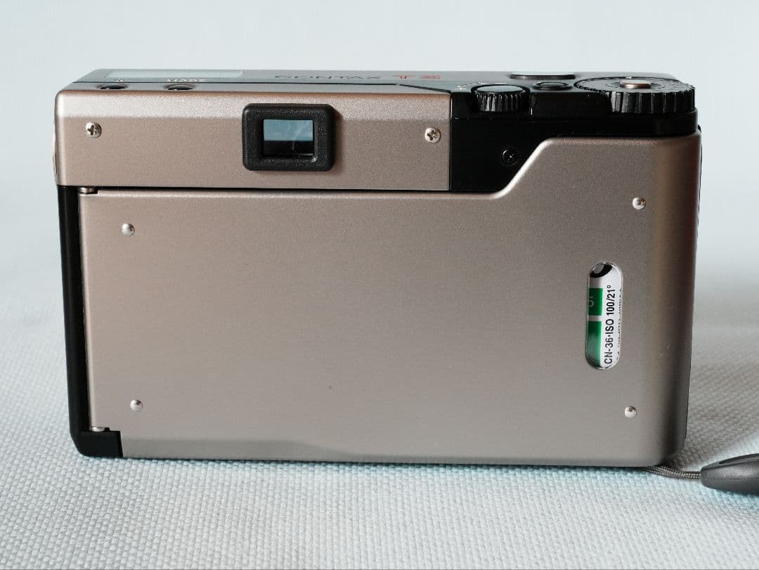 【動作確認済】CONTAX T3　コンパクトフィルムカメラ チタンシルバー