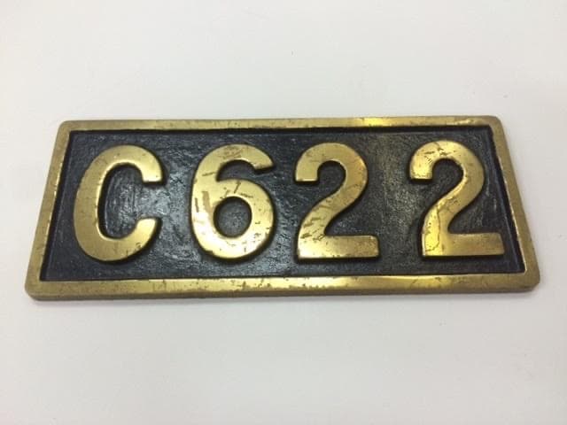 【 稀少・カツミ模型 】SL 蒸気機関車 ミニプレート【 KTM C62 2 】