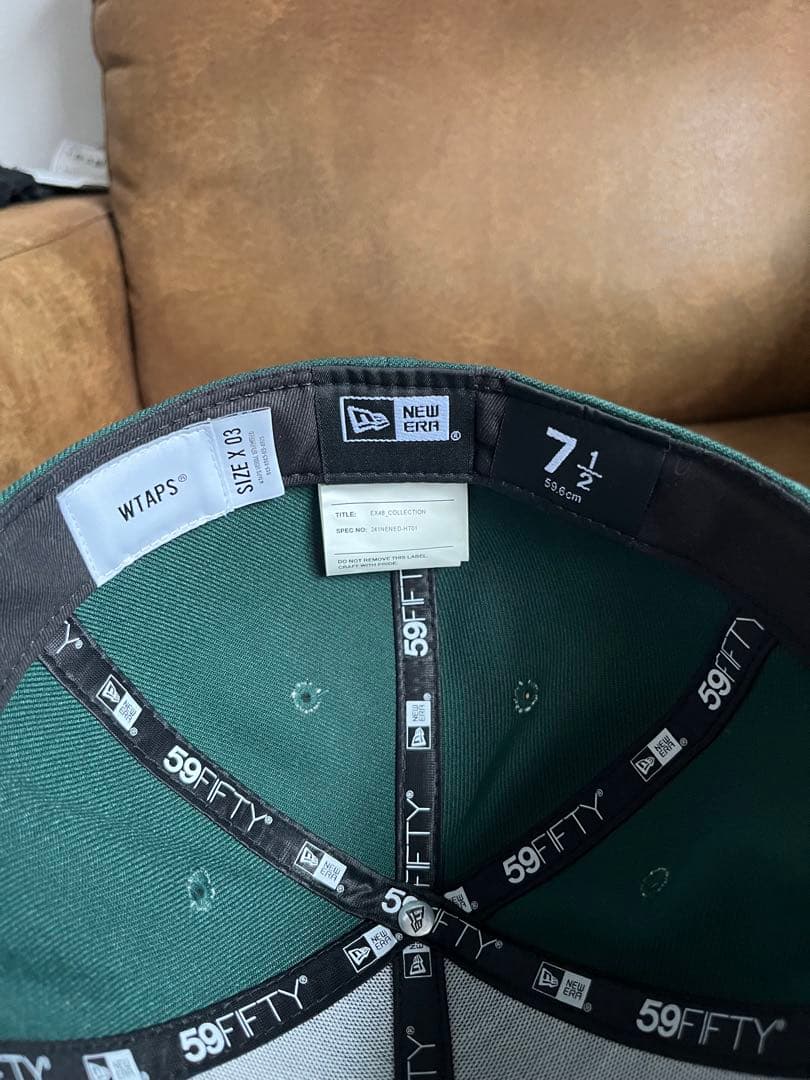 tkm　WTAPS ニューエラ　キャップ　グリーン　7 1/2