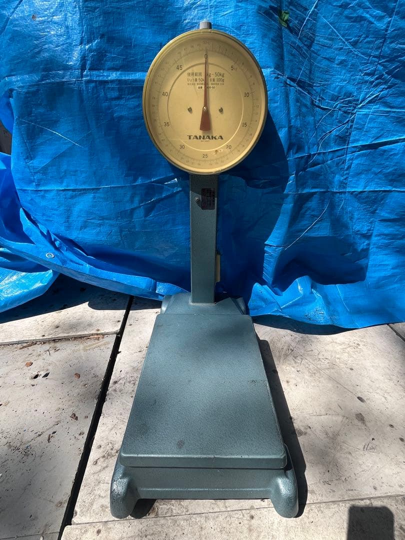 TANAKA 体重計 自動台秤　キャスターつき 送料込み