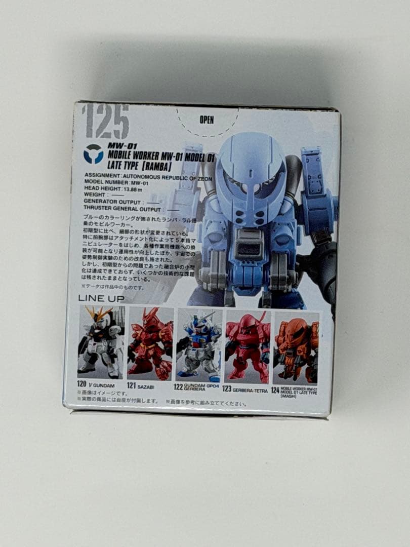GUNDAM CONVERGE #01 125 モビルワーカー MV-D1 型