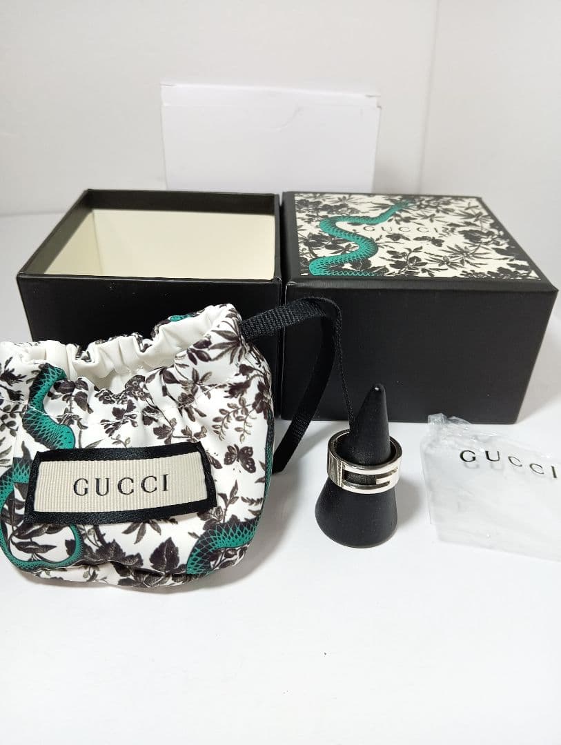 グッチ GUCCI リング 指輪ブランデッド Gリング　032660 09840