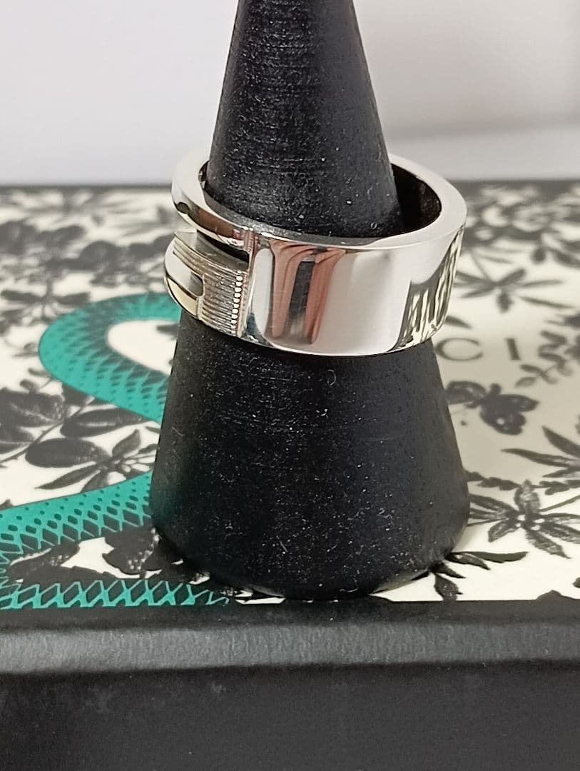 グッチ GUCCI リング 指輪ブランデッド Gリング　032660 09840