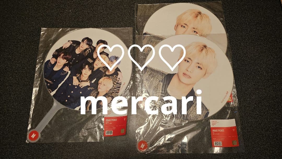 BTS バンタン テヒョン V うちわ イメージピケット フラッグ