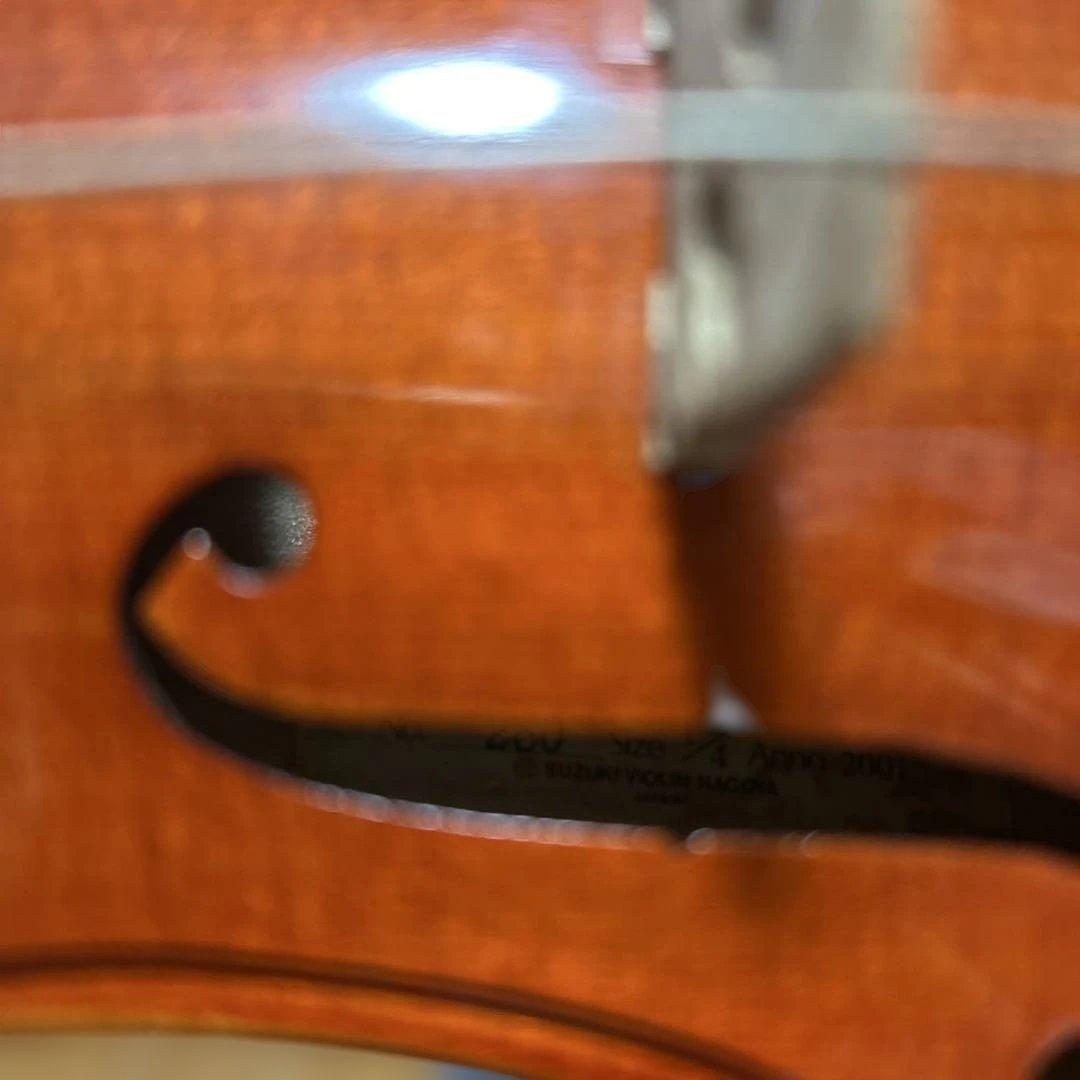 バイオリン本体 ケース付き　スズキ　1/4