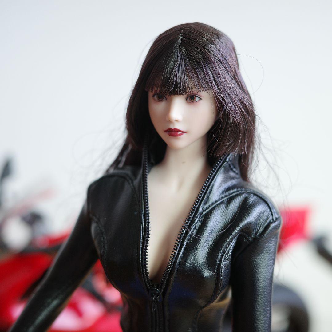 1/6 スケール バイク DUCATI風 V4S ＆ 女性フィギュア セット