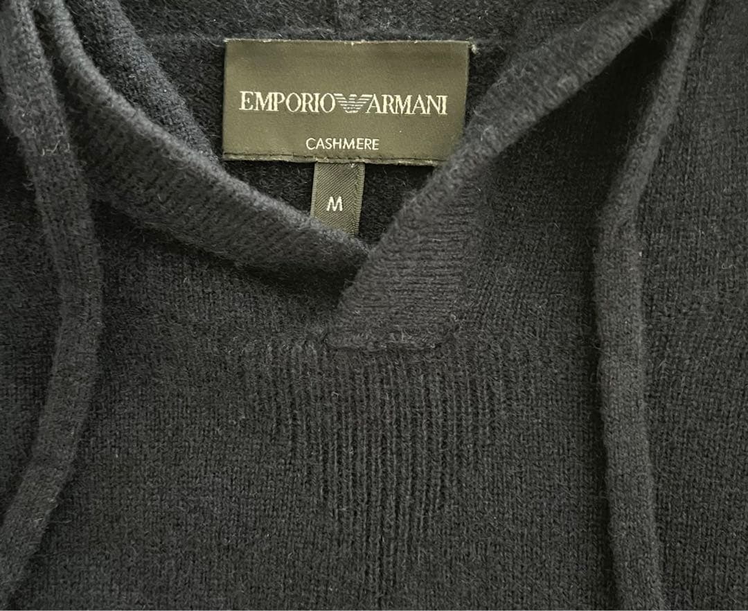 Emporio Armani エンポリオ アルマーニ カシミア ニット パーカー
