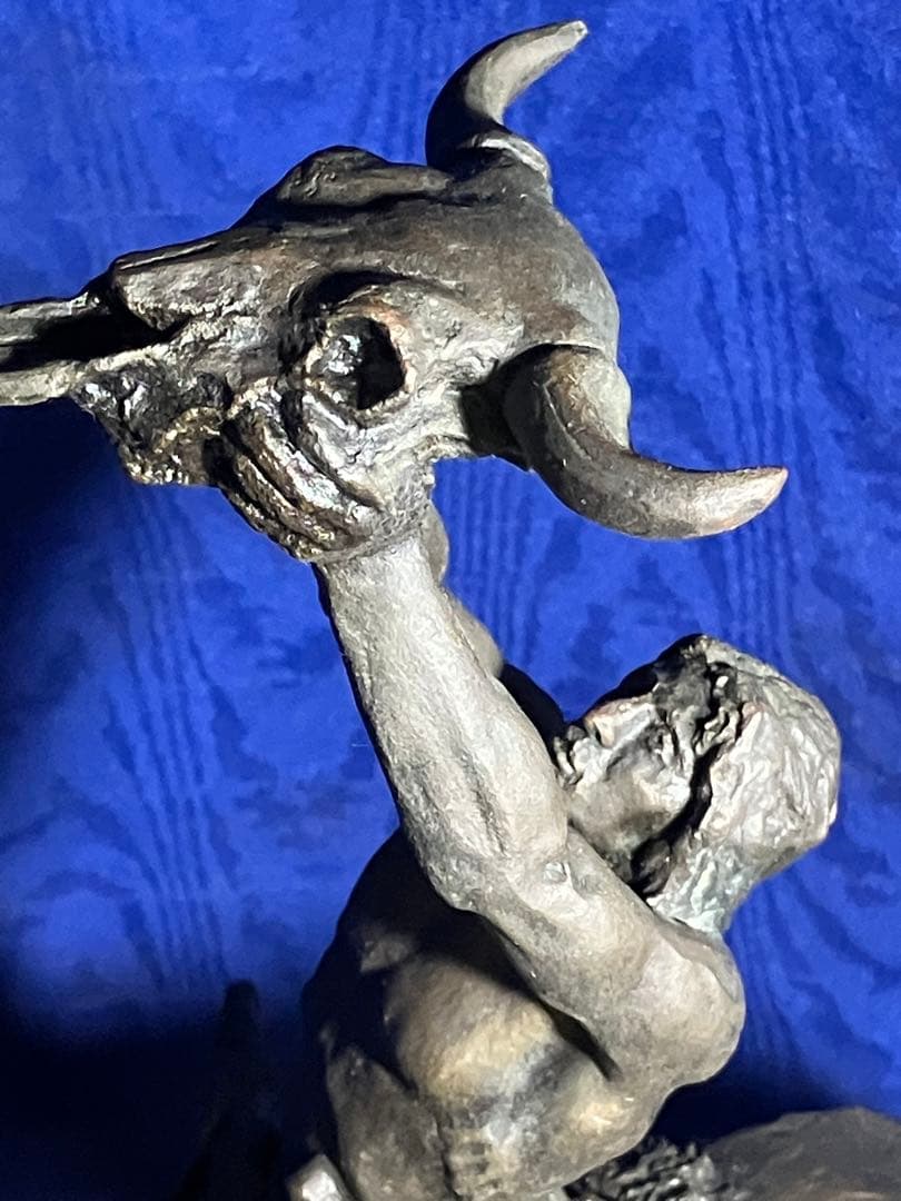 BUCK McCain　ブロンズ像　銅像　西洋彫刻