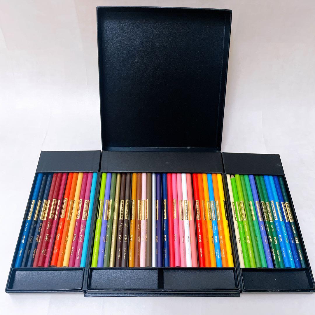 【残量ほぼ8〜9割】カリスマカラー 最高級油性色鉛筆 48色セット プロ仕様