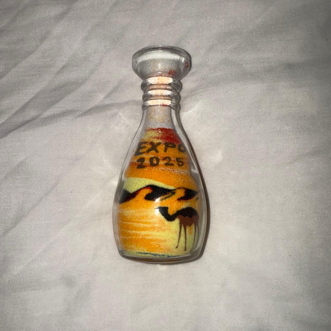 万博　ヨルダン館　サンドアート