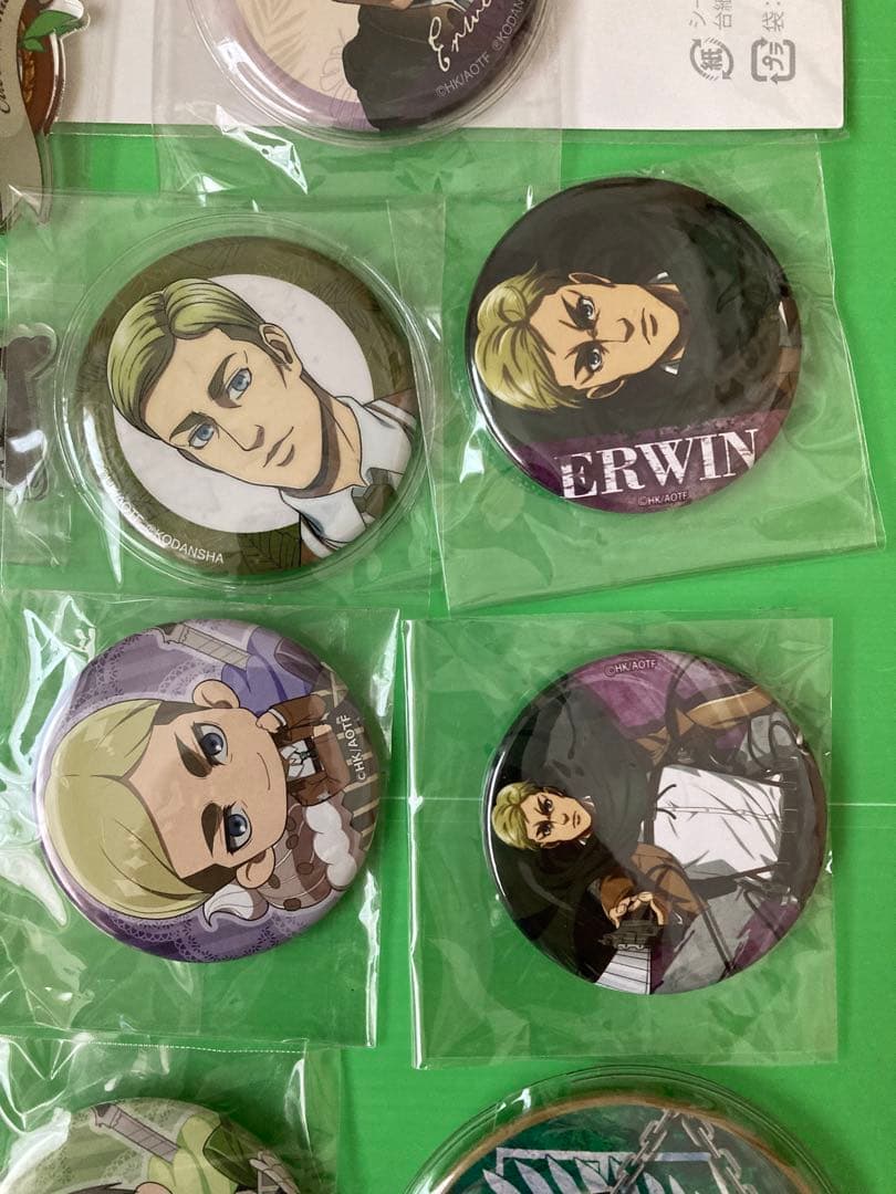 進撃の巨人 リヴァイ エルヴィン グッズまとめ買い くじメイトあり