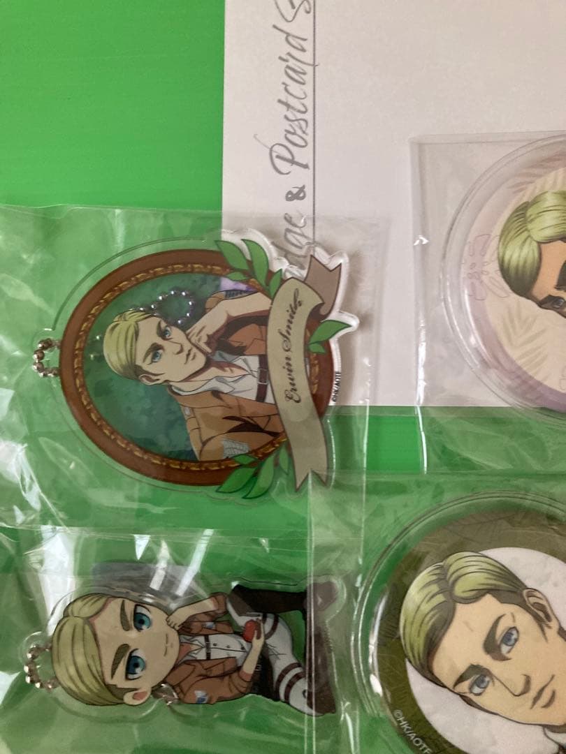 進撃の巨人 リヴァイ エルヴィン グッズまとめ買い くじメイトあり