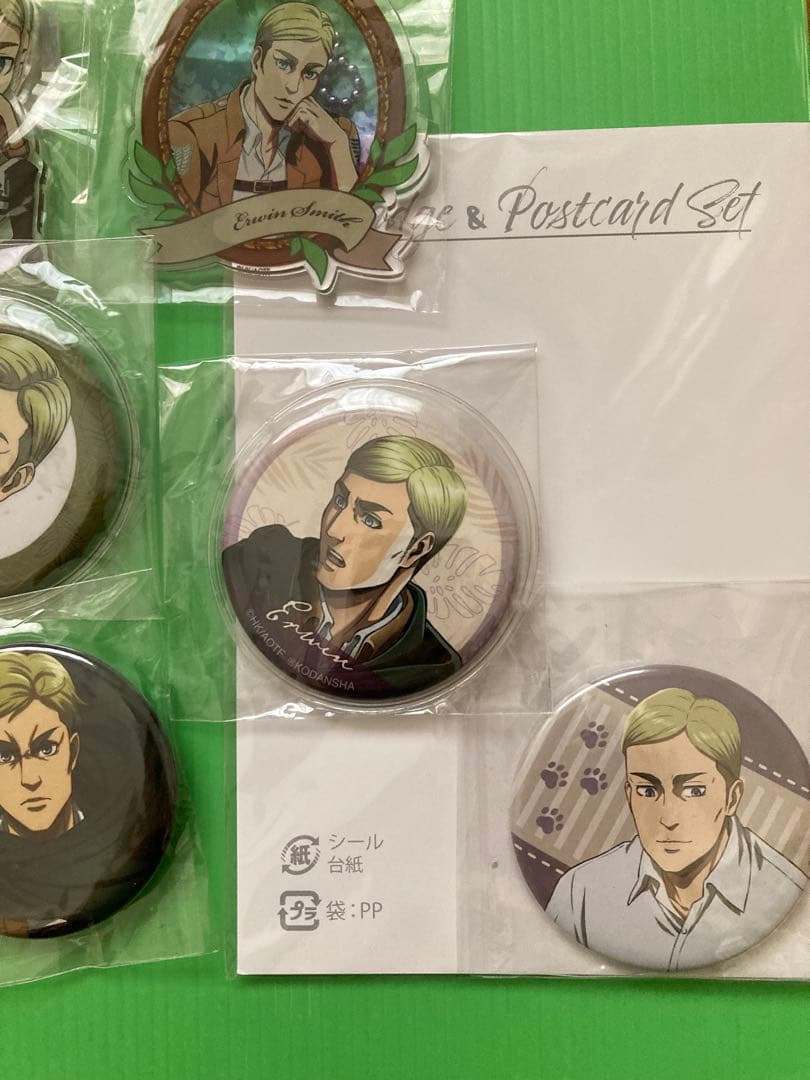 進撃の巨人 リヴァイ エルヴィン グッズまとめ買い くじメイトあり