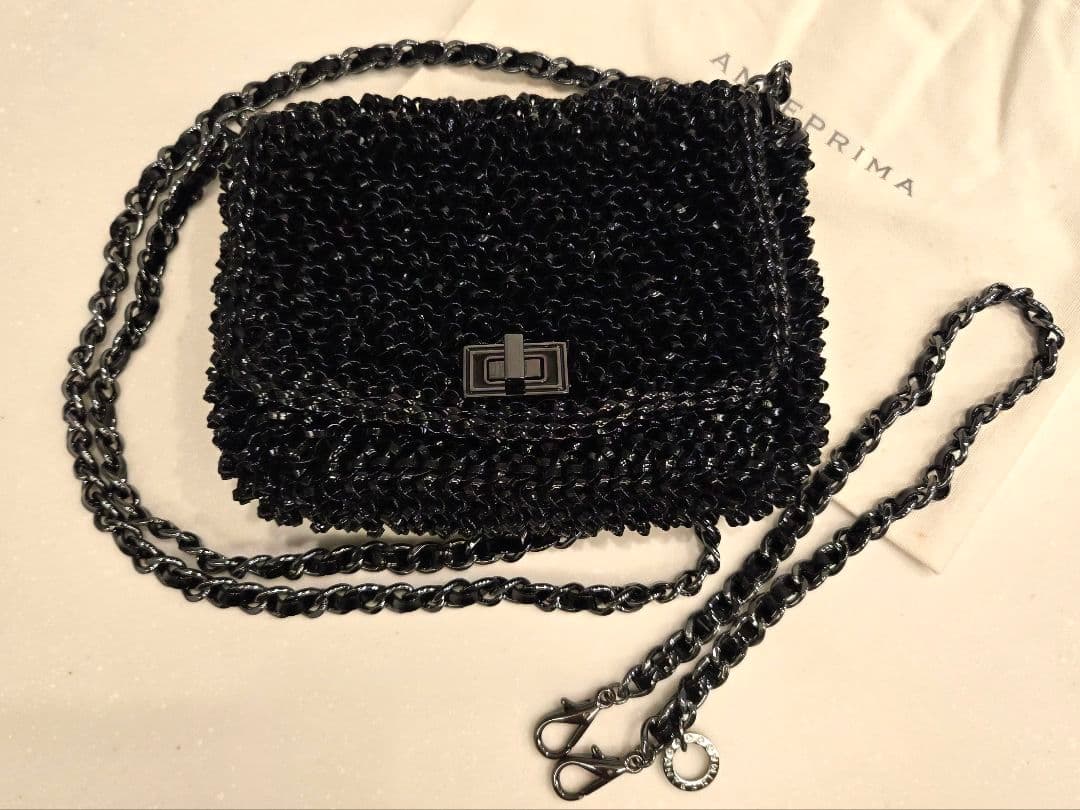 【美品】ANTEPRIMA ルッケット ブラック ショルダーバッグ