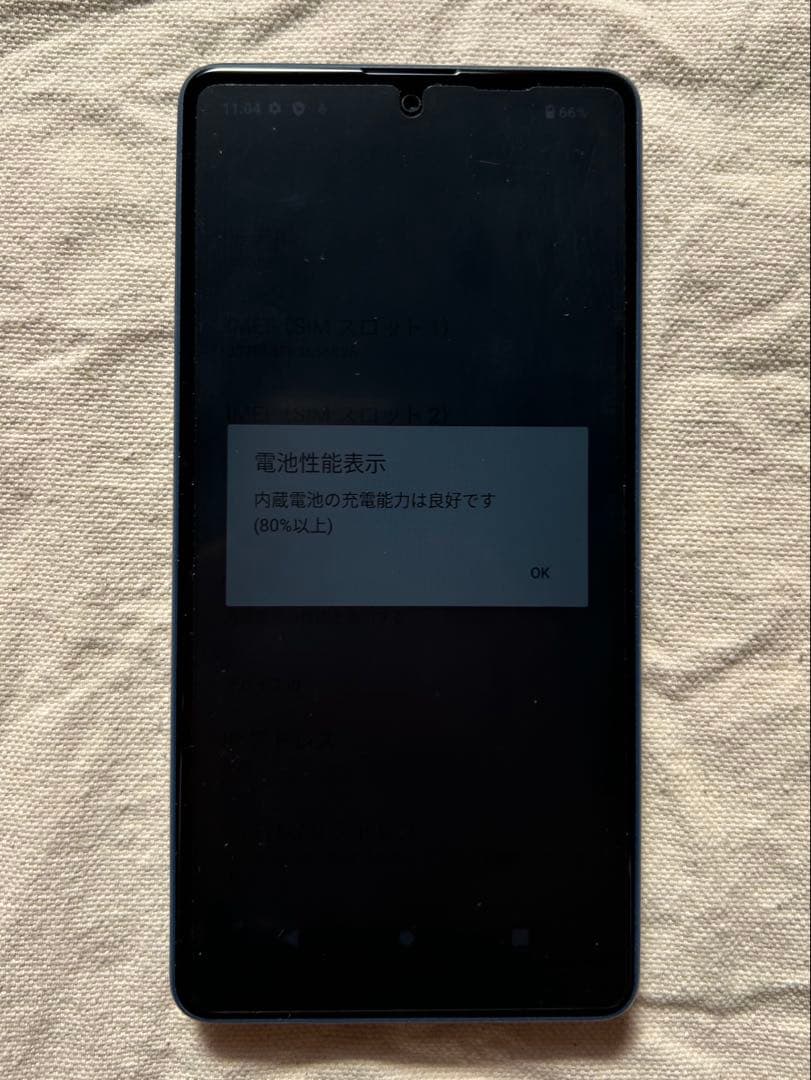 ソニー　XPERIA Ace III SOG08 ブルー