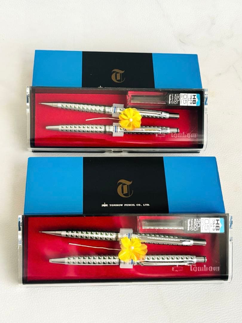 デッドストック☆廃盤・昭和レトロ トンボ鉛筆 シャープペンシル ボールペン蝕刻