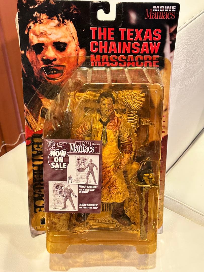 マクファーレントイズ　ムービーマニアックス　 レザーフェイス 血飛沫バージョン